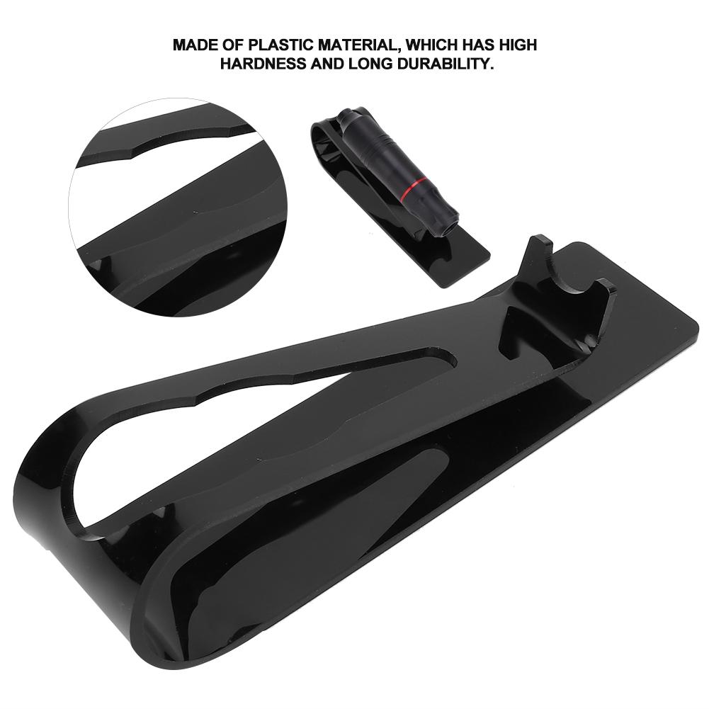 Plastic Tattoo Pen Holder Stand Machine Display Support Rack   (Black)