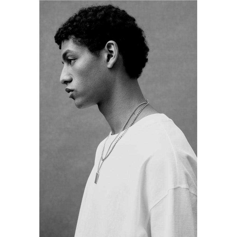 H M Oversized FiT CoTTon T sHirT wHiTe