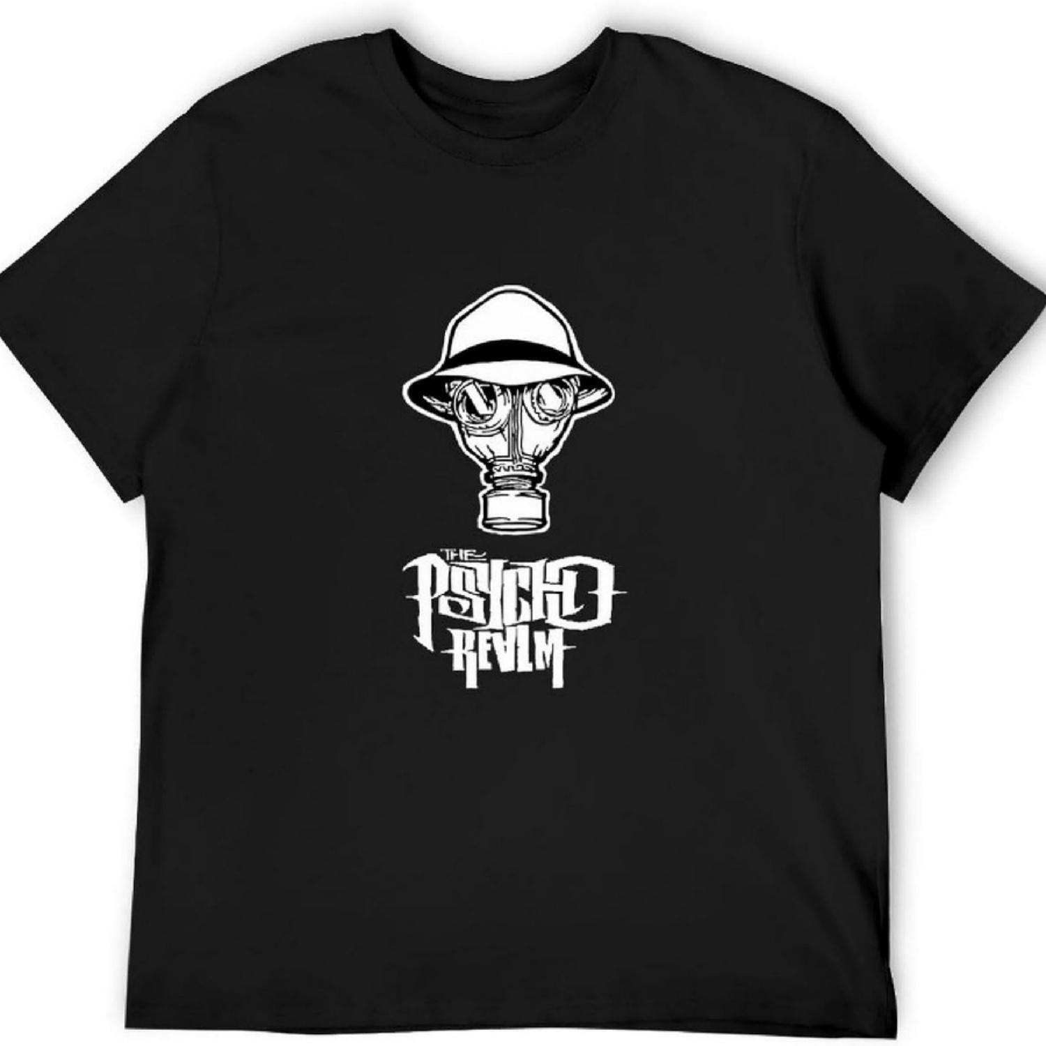 

Мужская футболка The Psycho Realm Мужская модная футболка Удобные ткани, чтобы сопровождать вас все лето S чёрный