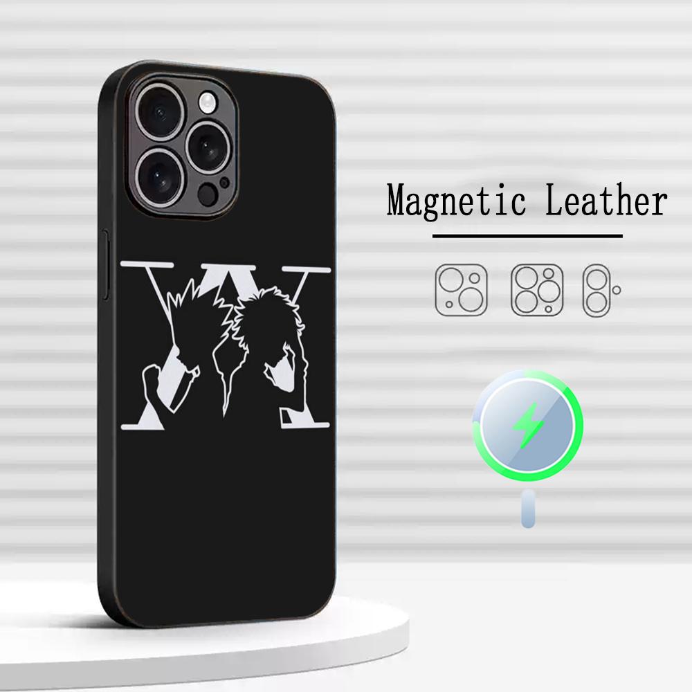 Classic Cool Hunters-X Ins  Phone Case For iPhone 16 15 14 13 12 11 Plus Pro Max  High-end Luxury Magsafe Sheepskin