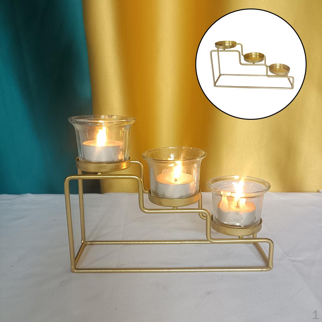Candle Ladder Metal Decorative Holder For Taper Candles, Vintage Style Candlestick
