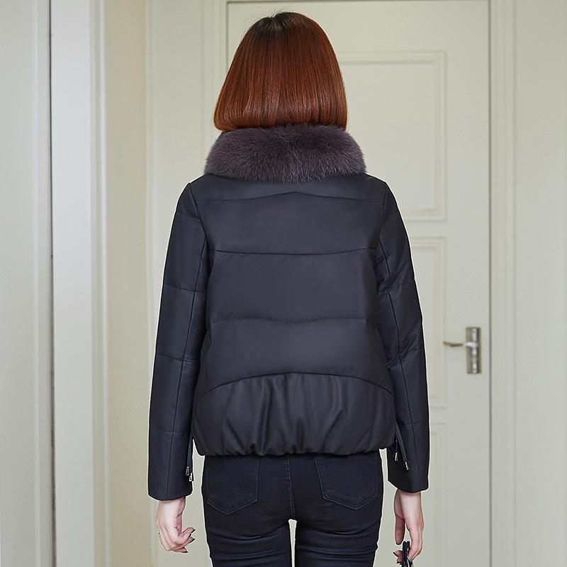 Genuine leather down jacket women's short new style winter women's small thickened sheepskin fur coat