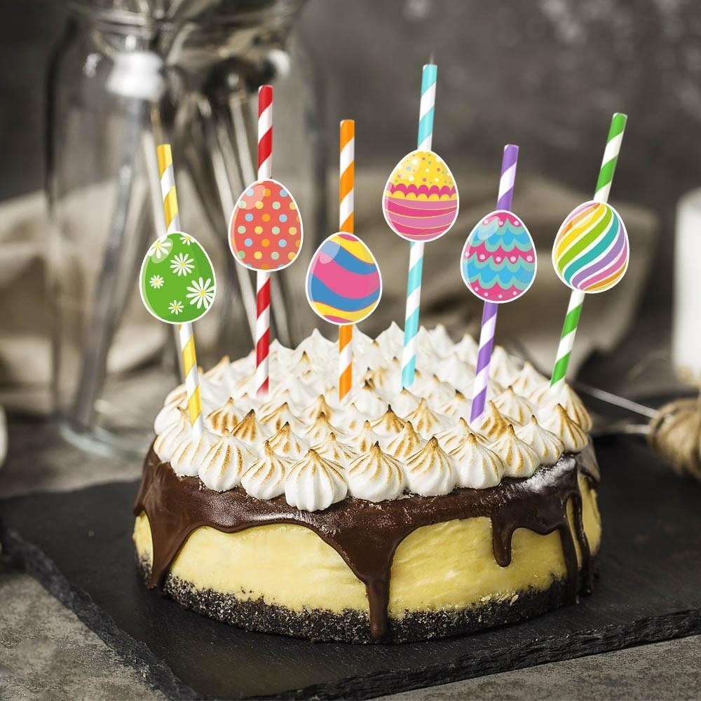 Decor Easter Egg Supplies Set For Party Venue Decoration And Plugin Cake