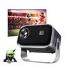 1080P HD Portable Android Projector with 360° Rotation and Stand for Home & Office