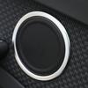 2PCS ABS Silver Door Horn Speaker Ring Cover Trim For Toyota Supra -24