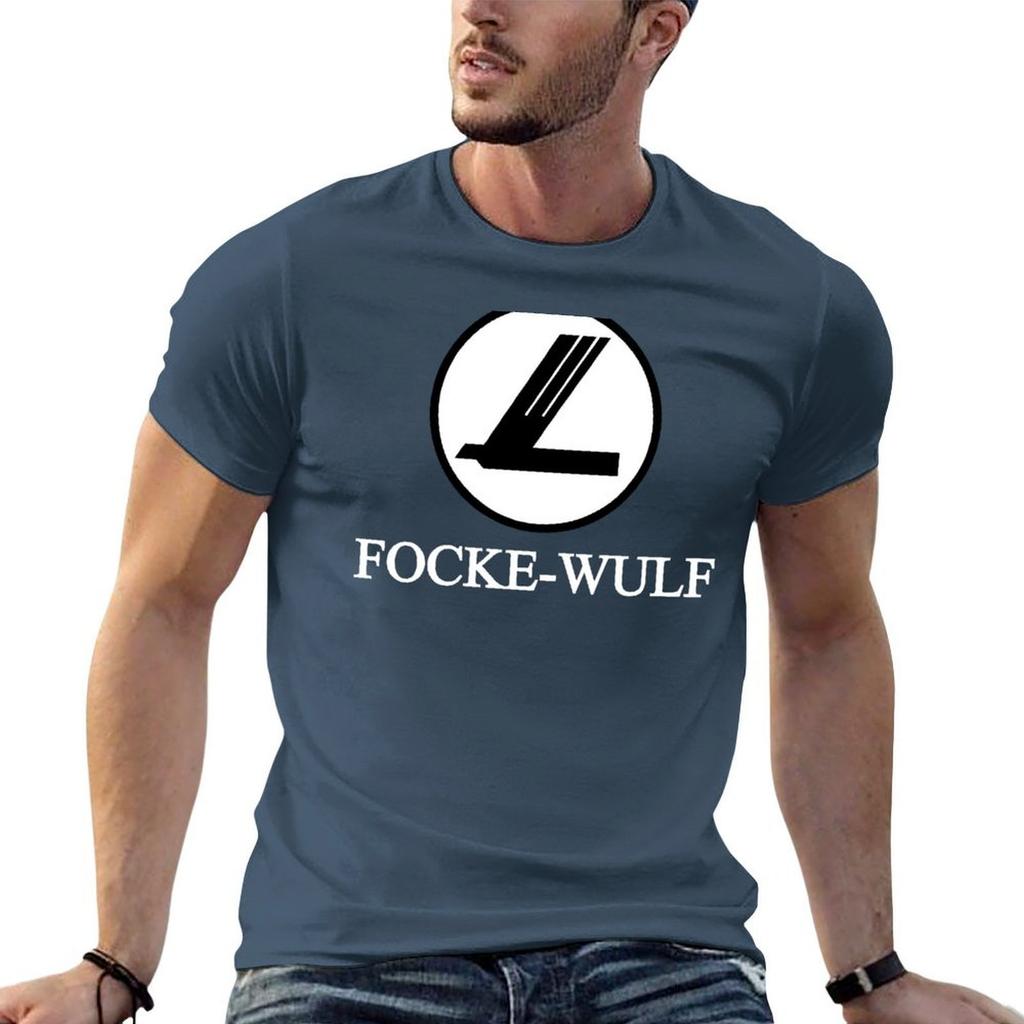 Fockewulf Aircraft Logo (White) Tshirt Athletic Fit Sports Short Sleeve Top
