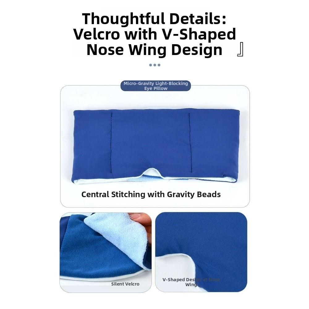 Soft Breathable Gravity Weighted Eye Mask Skin-Friendly Eyepatch  Eye Protection