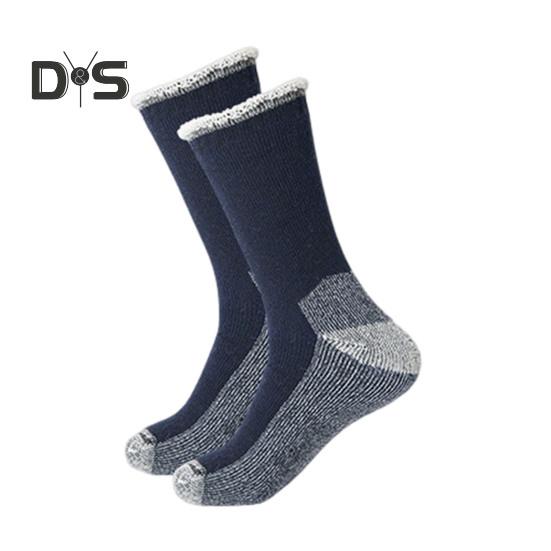 1 pár unisexových zimných ponožiek Stredotrubkové vlnené ponožky na turistiku Športové pranie v práčke Odvádzajúce vlhkosť udržujú v teple Protišmykové každodenné pančuchy