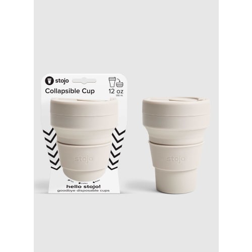 Stojo Pocket Cup 12oz/355ml Foldable My Cup/My Tumbler (Automatic)