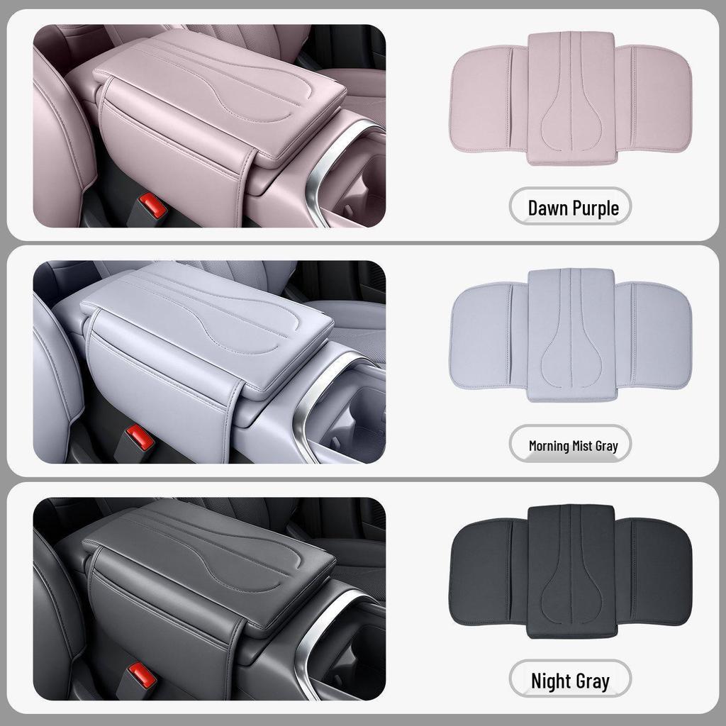 XPeng MONA M03 Console Armrest Heightening Pad Leather Case Car Interior Protection Accessories