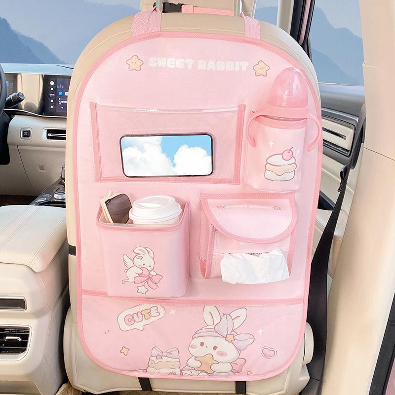 

Органайзер для заднего сиденья автомобиля, противоударный коврик для заднего сиденья, износостойкий коврик для защиты от грязи, универсальная сумка для хранения спинки сиденья автомобиля One Size