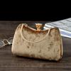Wholesale Factory Directly Sale Womans Wedding Party Clutch Bags Elegant Small Gift Velvet Night Handbags Navy Blue Hand Bag Sac