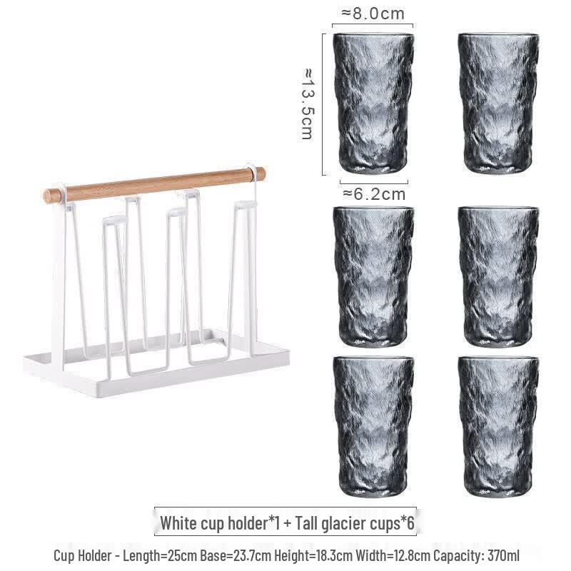 ZISIZ Glacier Texture All-Purpose Glass Set