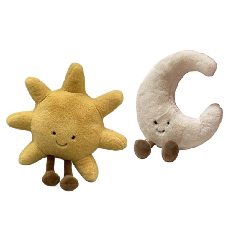 

Милая плюшевая игрушка «Солнце и Луна», веселая подушка «Солнце и Луна», мягкая плюшевая игрушка «Луна и Солнце» Soft and Healing Smile Sun