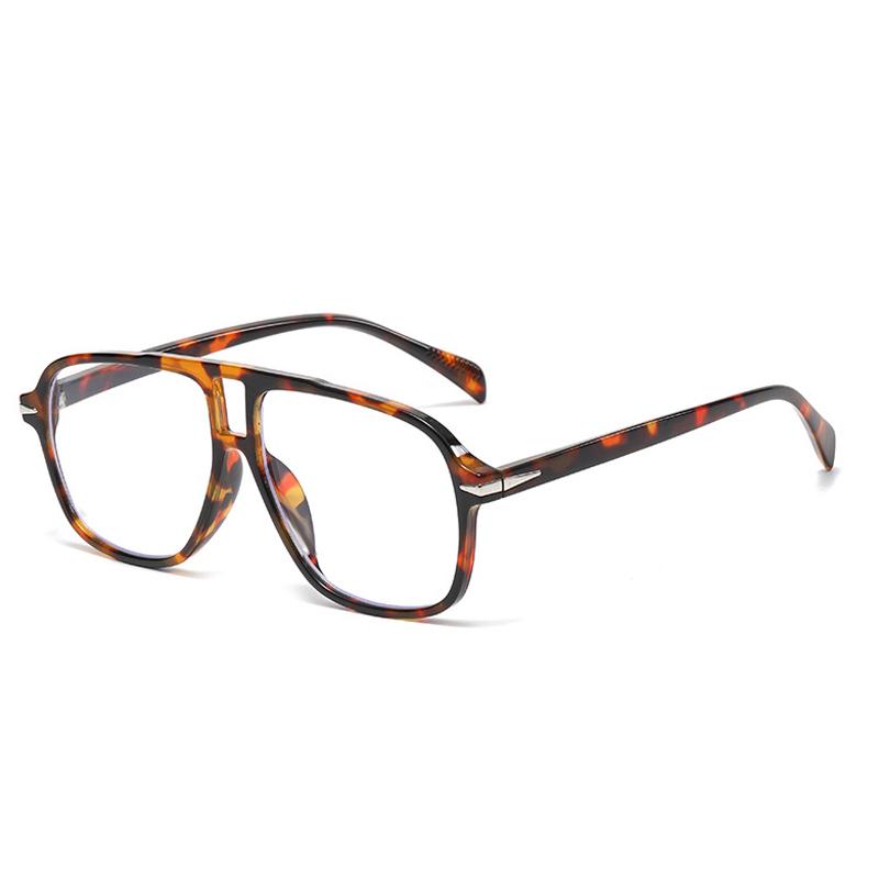 SHAUNA Retro Double Bridges Pilot Sunglasses Women Fashion Clear Ocean Gradient Lens Shades UV400 Men Square Rivets Sun Glasses