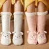 Winter Cartoon Floor Socks Non-slip Cotton Socks Cute Sock Slippers  Men