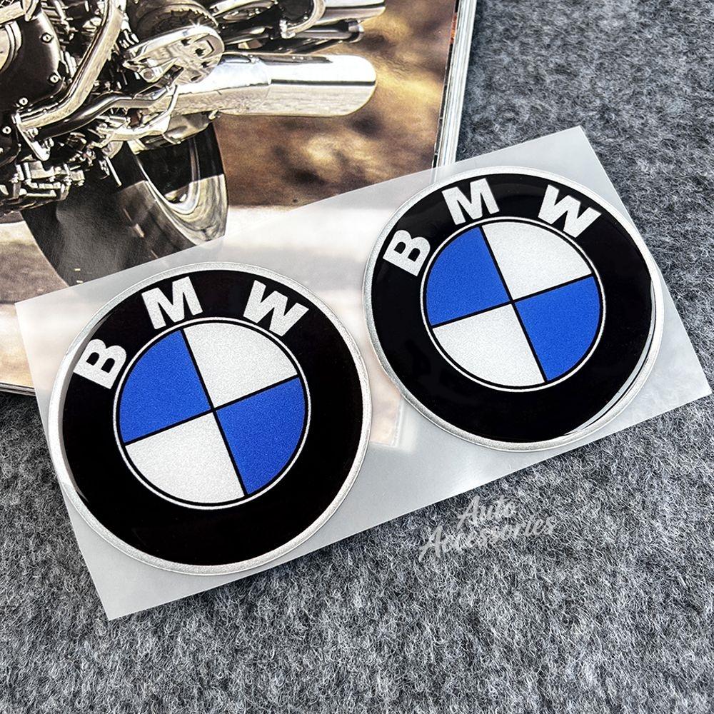 2pcs Car Badge 3D Stickers Soft Adhesive Multi-size Optional Motorcycle Waterproof Decals For BMW 50th Anniversary X1 X3 X5 X7 ydbn48