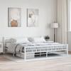 VidaXL Bed Frames White Metal 180 X 200 Cm