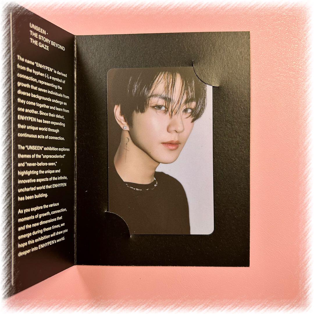 

[USED] ENHYPEN Exhibition UNSEEN Admission Bonus Trading Card Jungwon
