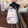 Schoolbag Japanese Ins Style High-value Girl Schoolbag, Simple and Versatile College Student Backpack Women's Portable Backpack Computer Bag