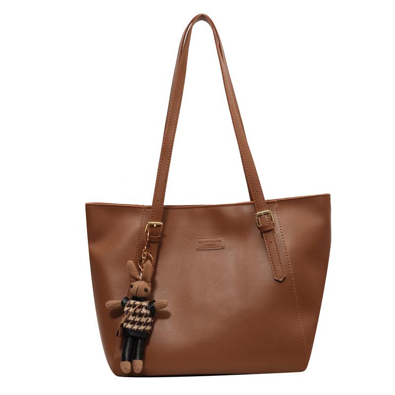 Retro Large Capacity Bag - Single Shoulder Bag - College Student Study Bag - Commuting Tote Bag
