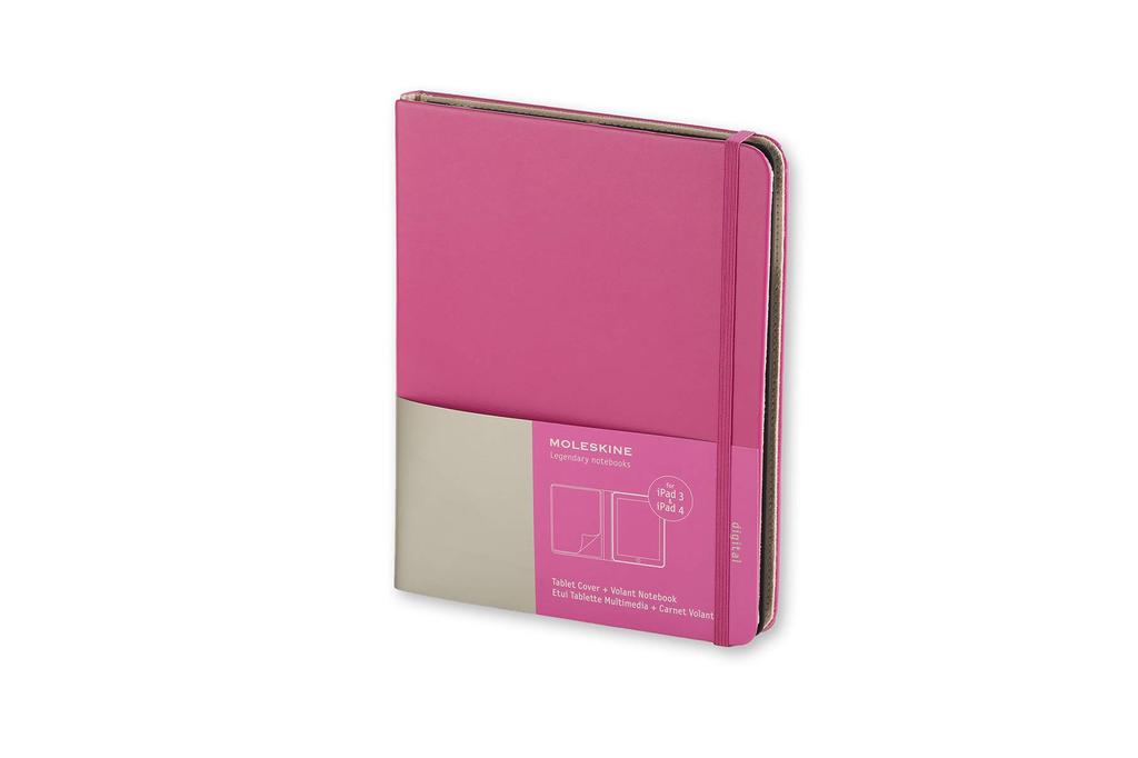 Moleskine Tablet Case/Cover for iPad 3 & 4, Men's, Magenta, ET2IPAD3SLD1