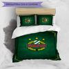 Rapid Wien FC Printed 3PCS Bedding Set Breathable Duvet Cover with Pillowcases Decorative Bed Linen for Bedroom Home