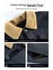 Men's Fleece-Lined Multi-Pocket Jacket: Warm Cotton and Nylon for Autumn and Winter
