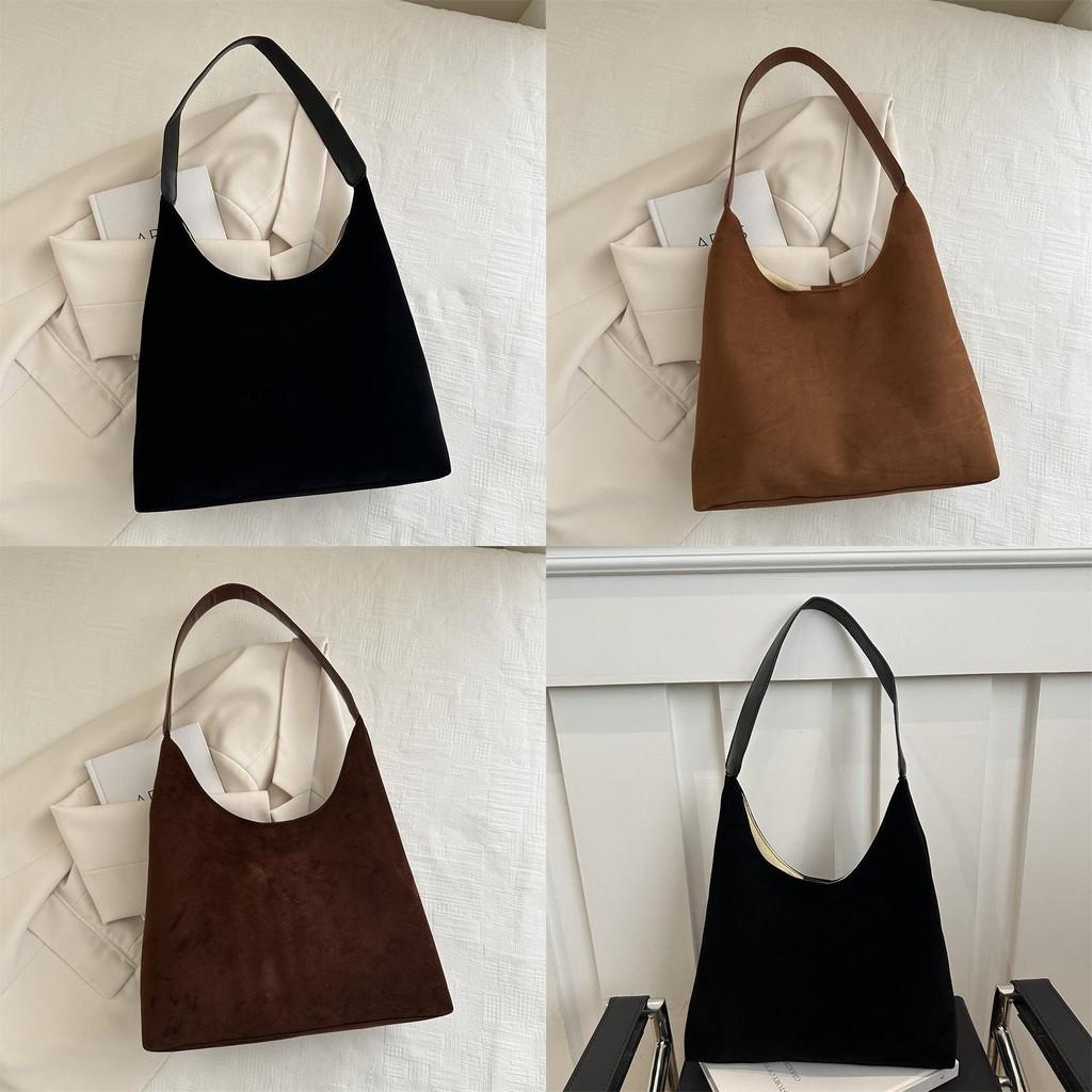 Stylish Casual Simple Women's Large Capacity Tote Bag In Chic Black Brown Colors