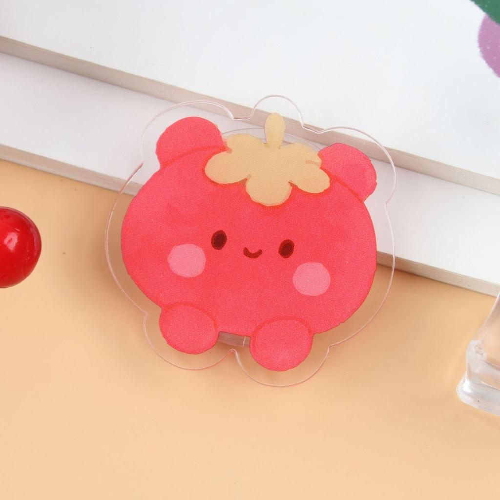 Foldable Anime Cartoon Acrylic Phone Stand with Universal Telescopic Airbag Feature