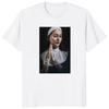 Hot Sale Sexy Nun Nonne Religieuse Pin Up Church of Satan Anton Lavey Satanic Occult Goth Gothic Tees Hentai Girls Tops