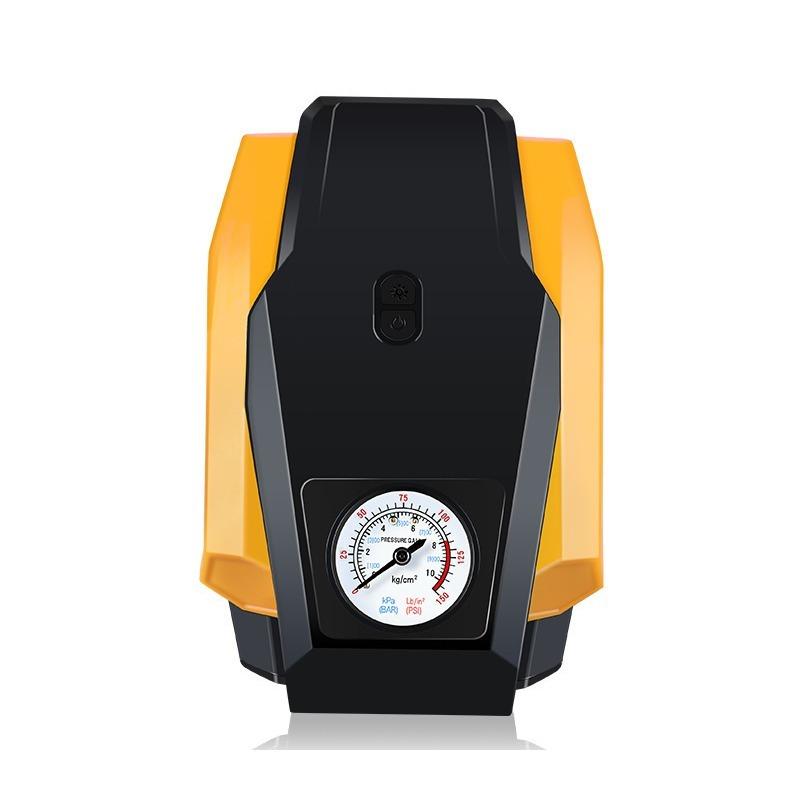 Electric Air Pump, 12V Air Compressor, Portable Compressor with LED Light Inflator Compressor Portable for Car Tires, Bicycle and Others