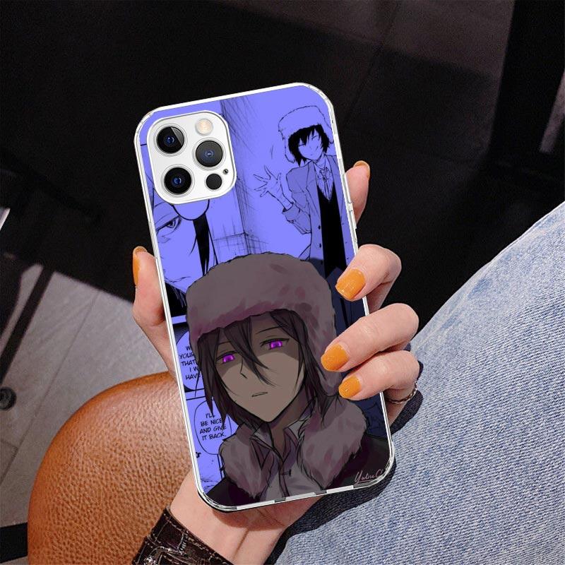 Bungo Stray Dogs Manga Phone Case For iPhone 17 Air 16 Pro Max 16E 15 + 14 Plus 11 12 13 Mini 7 8 SE Gift Print Cover Fundas 17