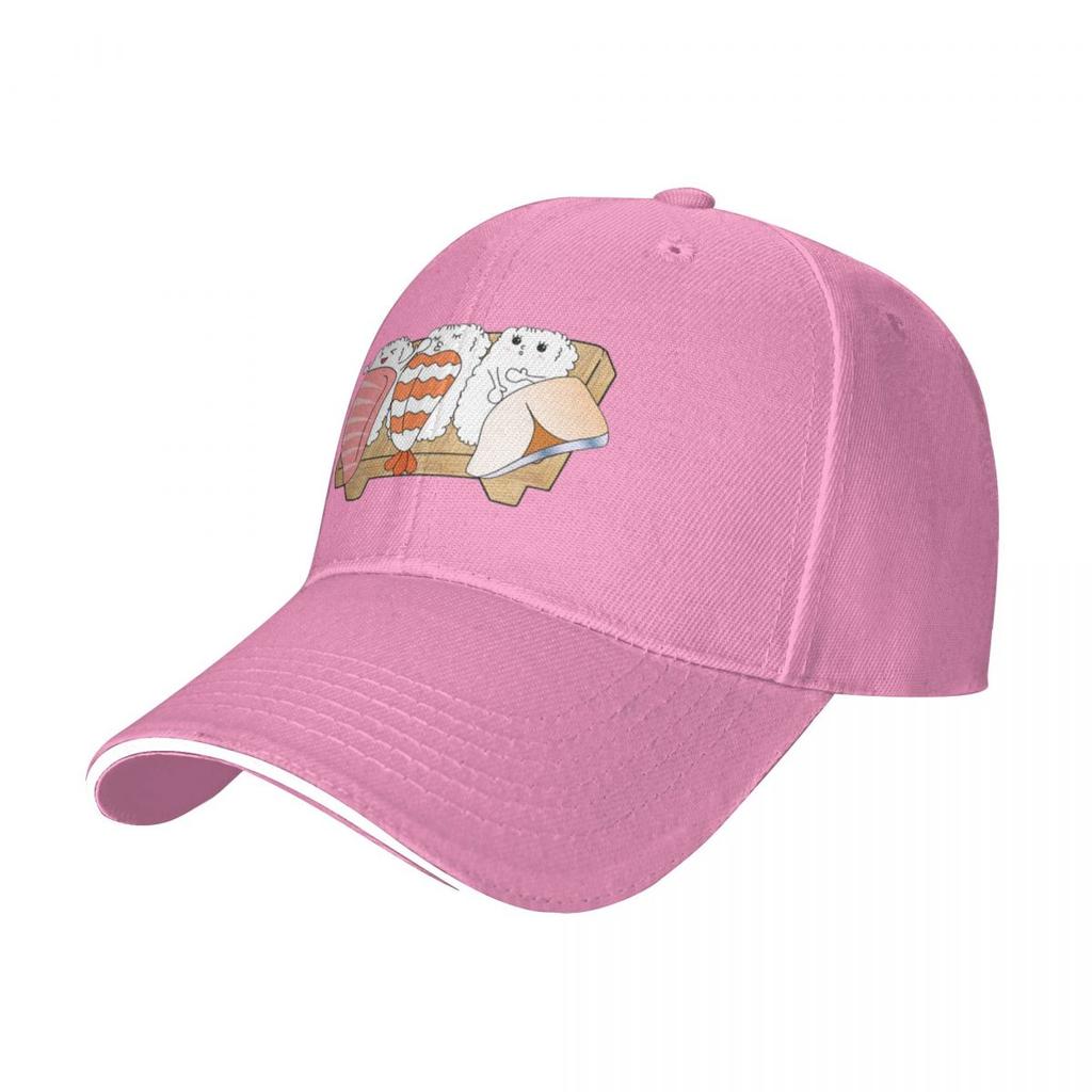 Funny Japanese Nigiri Sushi Sleepwalking Pool Party Baseball Caps Women High-end Male Beach Golf Hat Trucker Cap