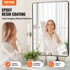 Square Wall Mounted Mirror 36" X 48" Mirror with Aluminium Alloy Frame