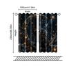Filtering Curtains Excluding Rods Non Movable Without Batteries Mystic Black Cat Use Bedrooms Living Rooms Set Of 2 Made Polyester Sitting Room Decor