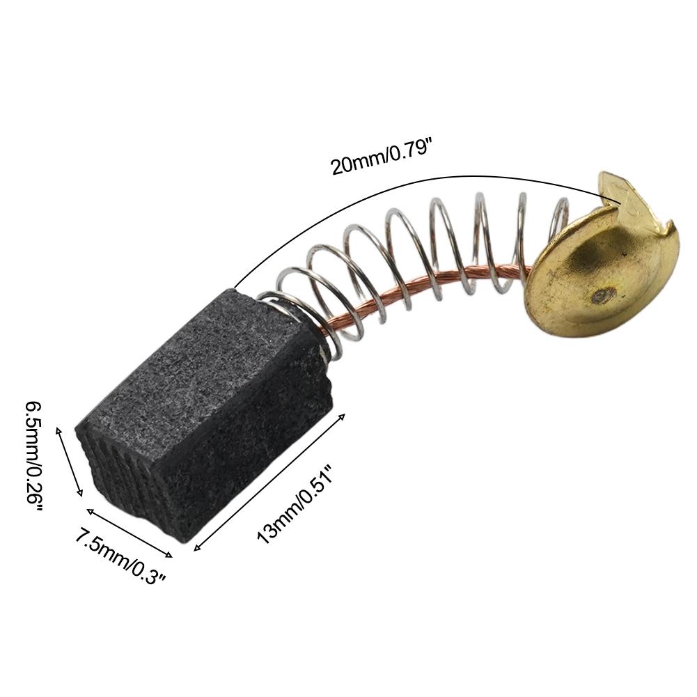 13mm*7.5mm*6.5mm Carbon Brush Carbon For Motor Metal