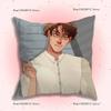 Game D-Dating K-Killmulator Pillow Covers Cartoon Sofa Decorative Home Double-Sided Printing Short Plush Cute Cushion Cover