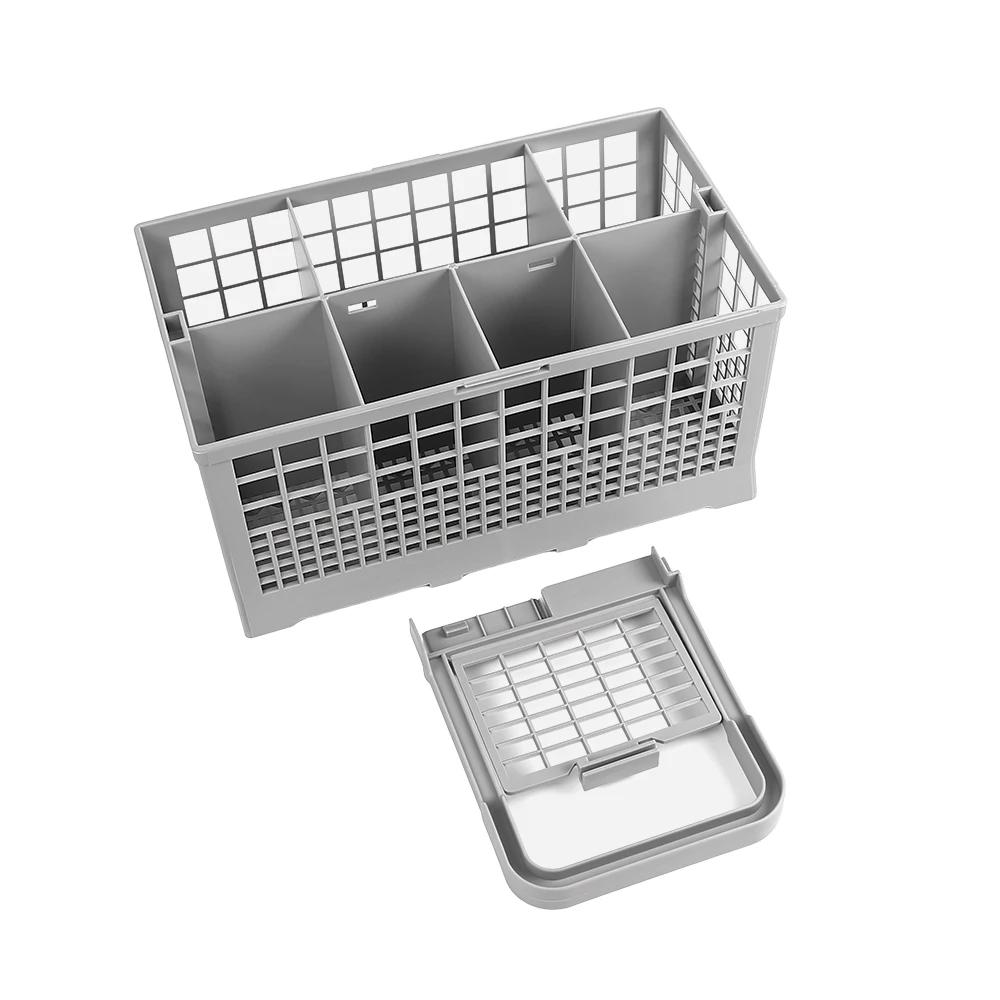 Universal Dishwasher Cutlery Basket Foldable Kitchen Tableware Drying Organization for Dishwasher Replacement Accessory 1Pc