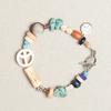 Peace Mark Symbol Bracelet Ivory