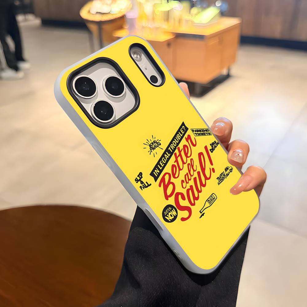 

B-Better C-Call Saul TV Phone Case For IPhone 17 Air 16 E 15 14 Plus 13 12 11 Pro Max Jelly 2 In 1 Protective Case iPhone 13 Pro