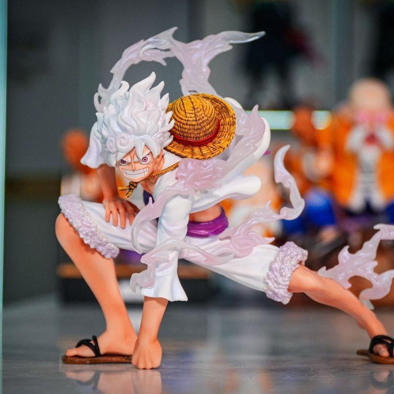2025 19cm Anime One Piece Luffy Figure Nika Gear Fifth Second Demon Awakening Statue Pvc Action Figurine Collection Model Toys