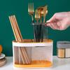 Utensil Holder Cutlery Drainer Kitchen Tableware Storage Bucket Plastic Chopstick Spoon Storage Rack Detachable Kitchen Tools