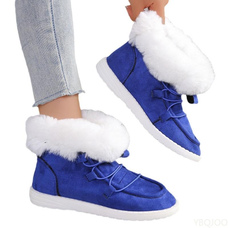 Fashion Fashionable Versatile Women's Shoes Autumn Winter New Thick Soled Comfortable Warm Short Boots Casual Minimalist Women Shoes