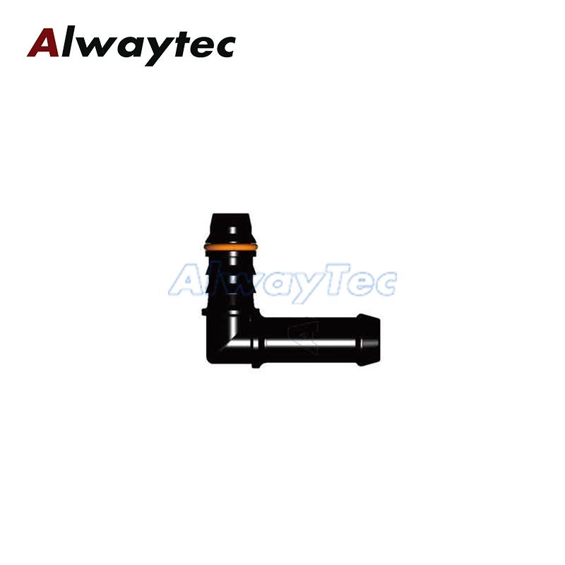 L Fitting Fuel Pipe Connector Hose Assembly Quick Released Fitting Fuel Line Connector for Automotives