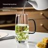 Heat-Resistant Borosilicate Glass Tea Mug with Handle