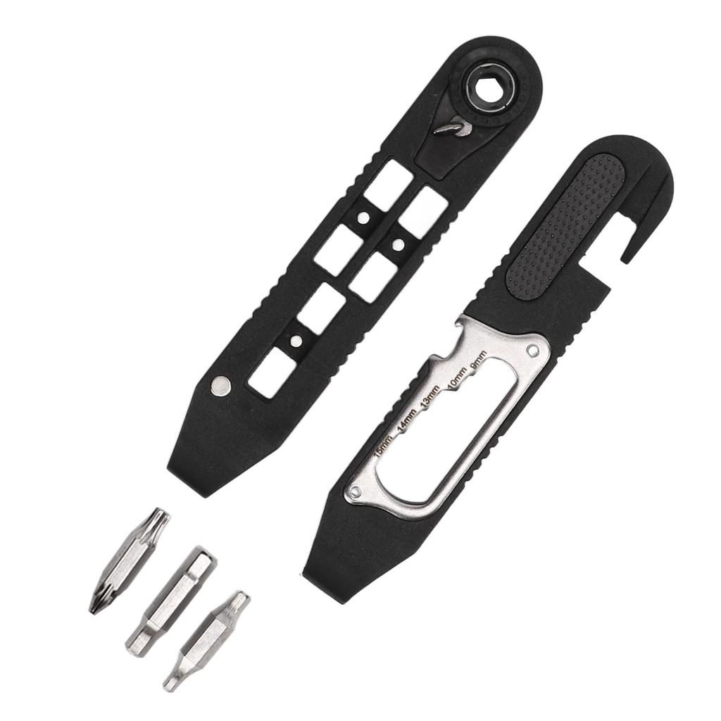 Sada nástrojů na sundávání plášťů jízdních kol Černý šestihranný klíč na dráty Páka na plášť Ráčnový nástroj pro cyklistické příslušenství