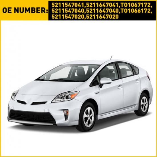 Set of 2 Front Bumper Cover Support Brackets For 2010-2015 Toyota Prius H