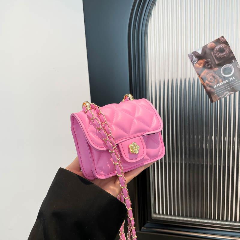 Nuovo Arrivo Mini Borsa a Catena in Ecopelle Piccola Borsa Quadrata da Donna