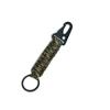 1/3pcs Paracord Keychain Outdoor Camping Hiking Braided Rope Clip Carabiner Mountaineering Outdoor Gadgets Kitted Holder